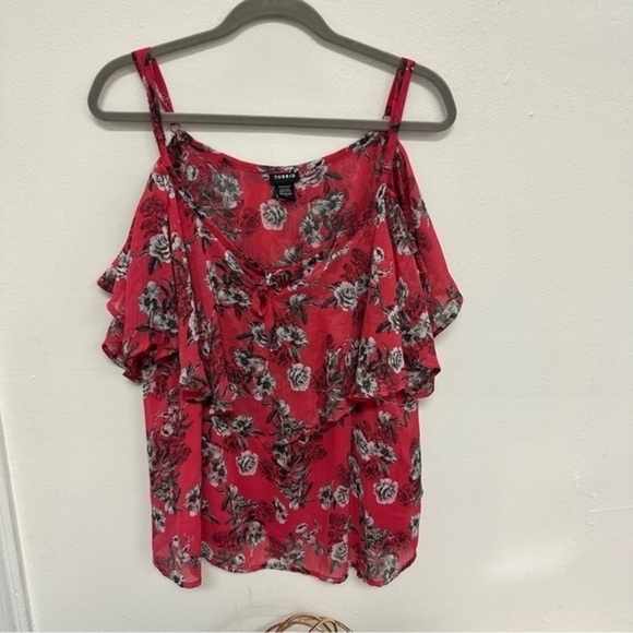 torrid Tops - Torrid floral sleeveless blouse 1X